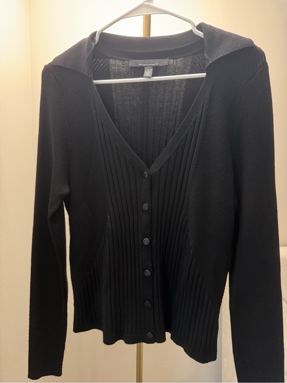 WHBM Women’s Black Cardigan